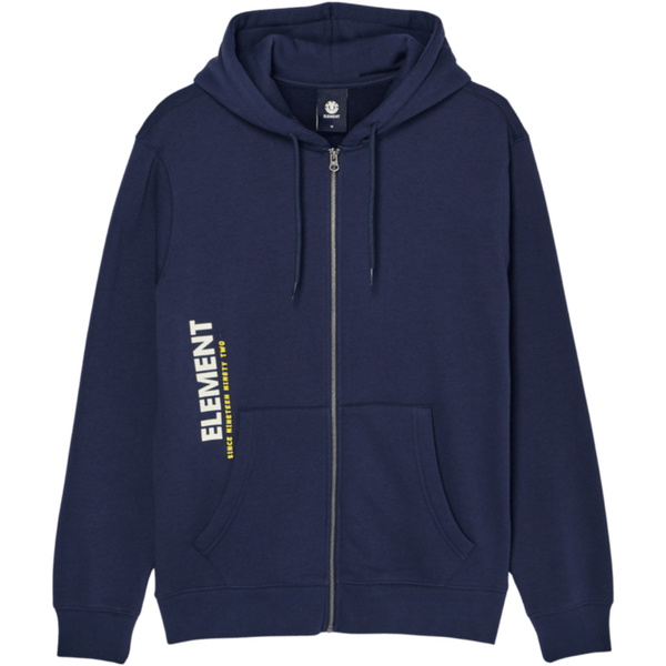 2026 Element Herre Kast Op Zip Gennem Hoodie ELYSF00372 - Eclipse Navy